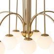 Load image into Gallery viewer, LightFixturesUSA - (OpenBox) 10 - Light Frosted Glass Globe Bubble Chandelier - Chandelier - Black -