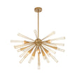 Load image into Gallery viewer, LightFixturesUSA - (OpenBox) 10 - Light Geometric Sputnik Sunburst Chandelier - Chandelier - Black -