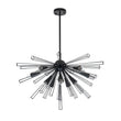 Load image into Gallery viewer, LightFixturesUSA - (OpenBox) 10 - Light Geometric Sputnik Sunburst Chandelier - Chandelier - Black -