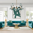 Load image into Gallery viewer, LightFixturesUSA - (OpenBox) 15 - Light Blue Glass Globe Bubble Sputnik Branch Chandelier - Chandelier - Gold -