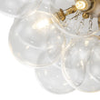 Load image into Gallery viewer, LightFixturesUSA - (OpenBox) 3 - Light Brass Cluster Clear Glass Globe Bubble Ceiling Light - Ceiling Light - Brass -