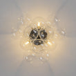 Load image into Gallery viewer, LightFixturesUSA - (OpenBox) 3 - Light Brass Cluster Clear Glass Globe Bubble Ceiling Light - Ceiling Light - Nickel -