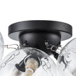 Load image into Gallery viewer, LightFixturesUSA - (OpenBox) 3 - Light Brass Cluster Clear Glass Globe Bubble Ceiling Light - Ceiling Light - Nickel -