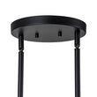 Load image into Gallery viewer, LightFixturesUSA - (OpenBox) 8 - Light Glass Globe Wagon Wheel Chandelier - Chandelier - Black -