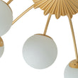Load image into Gallery viewer, LightFixturesUSA - (OpenBox) Blossom 12 - Light Opal Glass Bubble Semi Flush Chandelier - Chandelier - 12 - Lt - Brass