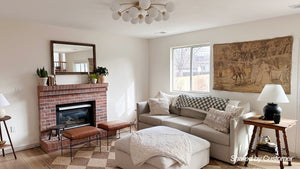 LightFixturesUSA - (OpenBox) Blossom 12 - Light Opal Glass Bubble Semi Flush Chandelier - Chandelier - 12 - Lt - Brass