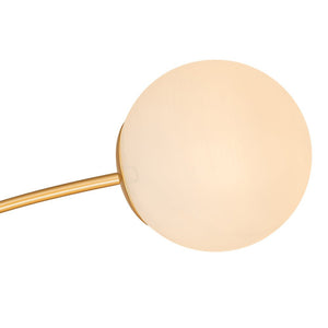 LightFixturesUSA - (OpenBox) Blossom 12 - Light Opal Glass Bubble Semi Flush Chandelier - Chandelier - 12 - Lt - Brass