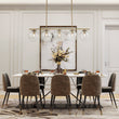 Load image into Gallery viewer, LightFixturesUSA - (OpenBox) Brass 5 - Light Glass Globe Linear Pendant - Chandelier -