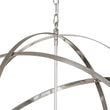 Load image into Gallery viewer, LightFixturesUSA - (OpenBox) Classic 8 - Light Sphere Chandelier with Crystal Accents - Chandelier - Nickel -