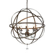 Load image into Gallery viewer, LightFixturesUSA - (OpenBox) Classic 8 - Light Sphere Chandelier with Crystal Accents - Chandelier - Nickel -