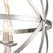 Load image into Gallery viewer, LightFixturesUSA - (OpenBox) Classic 8 - Light Sphere Chandelier with Crystal Accents - Chandelier - Nickel -