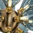 Load image into Gallery viewer, LightFixturesUSA - (OpenBox) Cluster Blue Glass Bubble Chandelier - Chandelier -