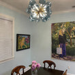 Load image into Gallery viewer, LightFixturesUSA - (OpenBox) Cluster Blue Glass Bubble Chandelier - Chandelier -