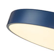 Load image into Gallery viewer, LightFixturesUSA - (OpenBox) Contemporary Brass Blue Round LED Semi Flush Lighting - Ceiling Light -