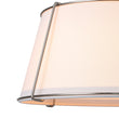 Load image into Gallery viewer, LightFixturesUSA - (OpenBox) Contemporary Wide Linen Drum Brass Semi Flush Mount - Ceiling Light - 4 - Lt - Brass