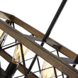 Load image into Gallery viewer, LightFixturesUSA - (OpenBox) Farmhouse 5 - Light Rectangle Wood Chandelier - Chandelier -