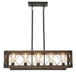Load image into Gallery viewer, LightFixturesUSA - (OpenBox) Farmhouse 5 - Light Rectangle Wood Chandelier - Chandelier -