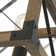 Load image into Gallery viewer, LightFixturesUSA - (OpenBox) Farmhouse 5 - Light Rectangle Wood Chandelier - Chandelier -