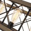 Load image into Gallery viewer, LightFixturesUSA - (OpenBox) Farmhouse 5 - Light Rectangle Wood Chandelier - Chandelier -