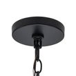 Load image into Gallery viewer, LightFixturesUSA - (OpenBox) Farmhouse Wide Clear Glass Cylinder Cage Pendant - Chandelier - Black -