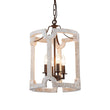 Load image into Gallery viewer, LightFixturesUSA - (OpenBox) Farmhouse Wood Cylinder Pendant Light - Chandelier -