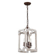 Load image into Gallery viewer, LightFixturesUSA - (OpenBox) Farmhouse Wood Cylinder Pendant Light - Chandelier -