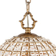 Load image into Gallery viewer, LightFixturesUSA - (OpenBox) French Antique Brass Crystal Cage Chandelier - Chandelier - S/1 - Lt -