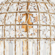 Load image into Gallery viewer, LightFixturesUSA - (OpenBox) French Antique Brass Crystal Cage Chandelier - Chandelier - S/1 - Lt -