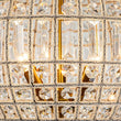 Load image into Gallery viewer, LightFixturesUSA - (OpenBox) French Antique Brass Crystal Globe Chandelier - Chandelier - S / 1 - Lt -