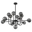 Load image into Gallery viewer, LightFixturesUSA - (OpenBox) Glam 13 - Light Sputnik Glass Globe Bubble Chandelier - Chandelier - Brass -