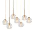 Load image into Gallery viewer, LightFixturesUSA - (OpenBox) Globe Cluster Kitchen Island Pendant Light - Chandelier - Brass -