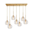Load image into Gallery viewer, LightFixturesUSA - (OpenBox) Globe Cluster Kitchen Island Pendant Light - Chandelier - Brass -