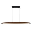 Load image into Gallery viewer, LightFixturesUSA - (OpenBox) Minimalist Linear Wood Dimmable LED Island Pendant - Chandelier - Walnut -
