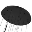 Load image into Gallery viewer, LightFixturesUSA - (OpenBox) Modern 12 - Light Black Cluster Tube LED Pendant Light - Chandelier - Black -