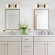 Load image into Gallery viewer, LightFixturesUSA - (OpenBox) Modern 2 - Light Opal Glass Globe Wall Sconce - Wall Sconce - Brass -
