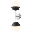 Load image into Gallery viewer, LightFixturesUSA - (OpenBox) Modern 2 - Light Opal Glass Globe Wall Sconce - Wall Sconce - Nickel -