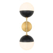 Load image into Gallery viewer, LightFixturesUSA - (OpenBox) Modern 2 - Light Opal Glass Globe Wall Sconce - Wall Sconce - Nickel -