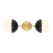 Load image into Gallery viewer, LightFixturesUSA - (OpenBox) Modern 2 - Light Opal Glass Globe Wall Sconce - Wall Sconce - Nickel -