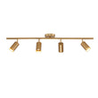 Load image into Gallery viewer, LightFixturesUSA - (OpenBox) Modern 4 - Light Linear Semi Flush Track Light - Ceiling Light - Gold -