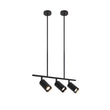 Load image into Gallery viewer, LightFixturesUSA - (OpenBox) Modern 4 - Light Linear Semi Flush Track Light - Chandelier - Black - 3 - Lt