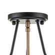 Load image into Gallery viewer, LightFixturesUSA - (OpenBox) Modern Farmhouse Drum Glass Semi Flush Mount - Ceiling Light -