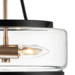 Load image into Gallery viewer, LightFixturesUSA - (OpenBox) Modern Farmhouse Drum Glass Semi Flush Mount - Ceiling Light -