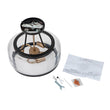 Load image into Gallery viewer, LightFixturesUSA - (OpenBox) Modern Farmhouse Drum Glass Semi Flush Mount - Ceiling Light -