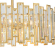 Load image into Gallery viewer, LightFixturesUSA - (OpenBox) Modern Glam Brass 6 - Light Crystal Drum Cage Chandelier - Chandelier - Brass -