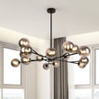 Load image into Gallery viewer, LightFixturesUSA - (OpenBox) Modern Sputnik Branching Bubble Chandelier - Chandelier - Brass -