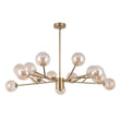 Load image into Gallery viewer, LightFixturesUSA - (OpenBox) Modern Sputnik Branching Bubble Chandelier - Chandelier - Brass -