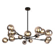 Load image into Gallery viewer, LightFixturesUSA - (OpenBox) Modern Sputnik Branching Bubble Chandelier - Chandelier - Brass -