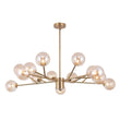 Load image into Gallery viewer, LightFixturesUSA - (OpenBox) Modern Sputnik Branching Bubble Chandelier - Chandelier - Brass -
