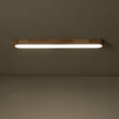 Load image into Gallery viewer, LightFixturesUSA - (OpenBox) Natural Wood Long Oval Dimmable LED Flush Mount - Ceiling Light - Included Control (3000K - 6000K) -