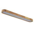 Load image into Gallery viewer, LightFixturesUSA - (OpenBox) Natural Wood Long Oval Dimmable LED Flush Mount - Ceiling Light - Included Control (3000K - 6000K) -